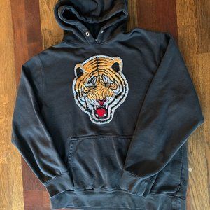 Undefeated Tiger Patch Pullover Hoodie Sweatshirt
